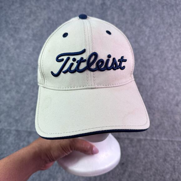 Titleist Other - Titleist Unisex Tan/Blue Golf Adjustable Embroidered ‎ Cap/Hat
